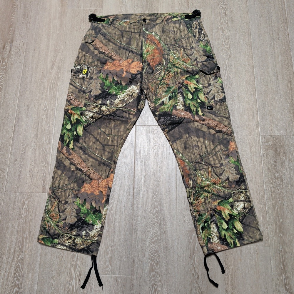 Scent Blocker Cargo Hunting Pants Mens 2XL Camo Mossy Oak Break-Up‎ S3 42x31